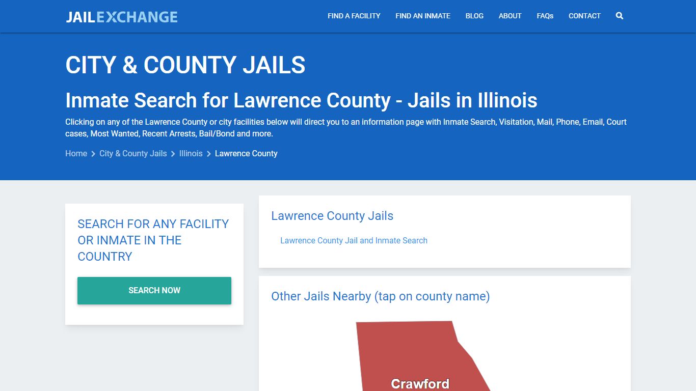 Inmate Search for Lawrence County | Jails in Illinois - Jail Exchange